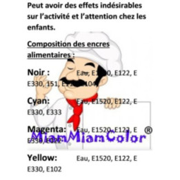 PGI570/571: alimentaires 5 cartouches avec puces conditionnÃ© par FIBM France