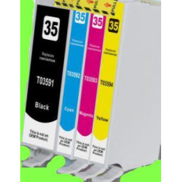 T03591 Ã  3594: 4 cartouches compatibles pour WF4720 Ã  4740