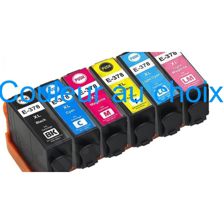 XP 378XL: cartouche compatible (couleur au choix)