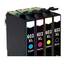 T603XXL: 4 cartouches compatibles Epson