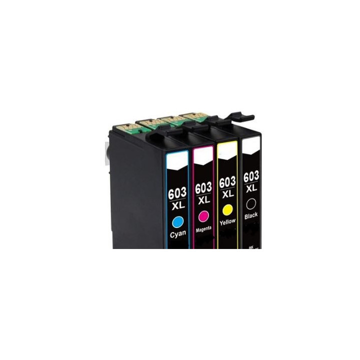 T603XXL: 4 cartouches compatibles Epson