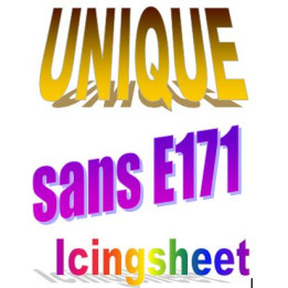 icing sheets, sans E171, Papier comestible