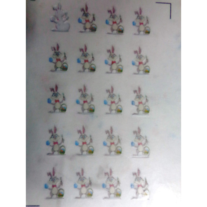 Petit lapin comestible prÃ©-dÃ©coupÃ©