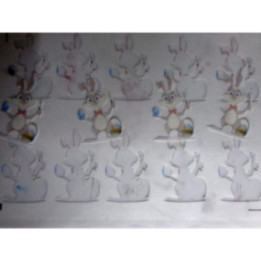 Lapin comestible prÃ©-dÃ©coupÃ©