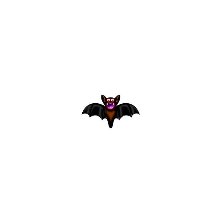 Chauve souris Halloween en papier comestible