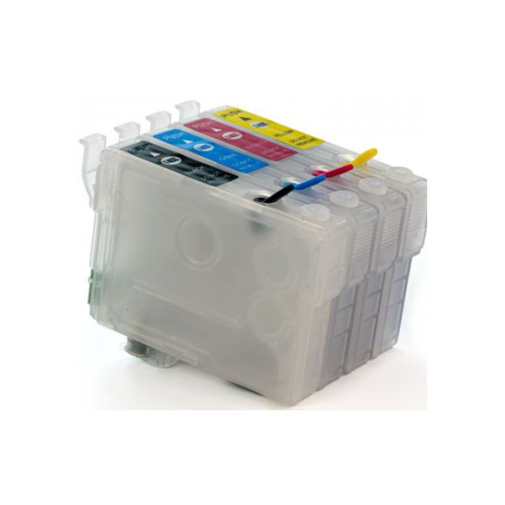 T603XXL: 4 cartouches rechargeables avec puces autoreset