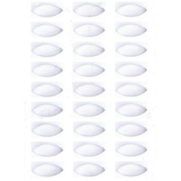 papier azyme: Forme Calisson comestible prÃ©-dÃ©coupÃ©