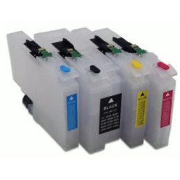 LC3237 &3239XL: 4 cartouches rechargeables vides