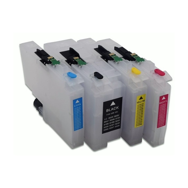 LC3237 &3239XL: 4 cartouches rechargeables vides