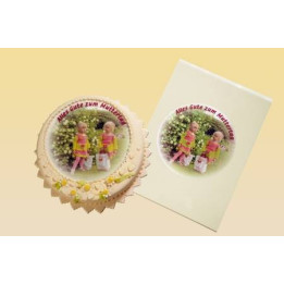 feuilles professionnelle de sucre  A4: pour gÃ¢teaux Ã  la crÃ¨me, au beurre, etc