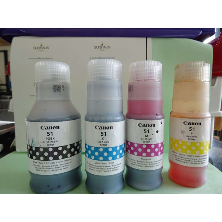 GI51: 4 BOUTEILLES CANON D'ORIGINE