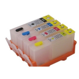 HP903xl: 4 cartouches rechargeables  pour HP