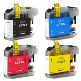 lc223 cartouches pleines les 4 pour Brother