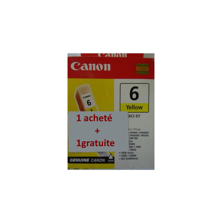 Canon BCI6 Yellow cartouche d'origine