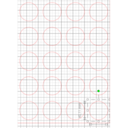 10 feuilles papier azyme avec 200 ronds de 4cm prÃ©dÃ©coupÃ©s