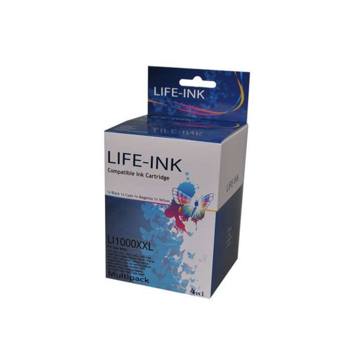 LC1000: Pack de 4 cartouches compatibles pour Brother