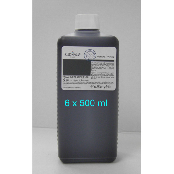 5x500 ml  encre  Sudhaus compatible pour imprimantes Canon  avec des PGI520/525 ou CLI521/526