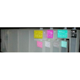 T6041 Ã  T6047 +T6049: 8 cartouches rechargeables avec puces