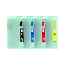 T18: 4 cartouches recharchargeables avec puces permanentes