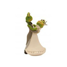 Figurine 13 cm mariage couple grenouille
