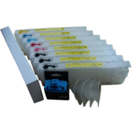 Pro 4880: 8 cartouches rechargeables + resetter