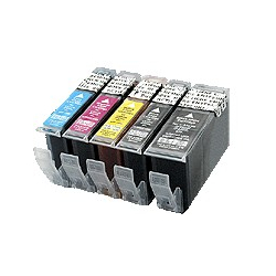 5 cartouches comp. alimentaires PGI525/CLI526 avec puces