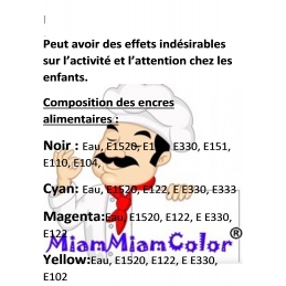 PGI550/551:5 cartouches alimentaires conditionné par FIBM France