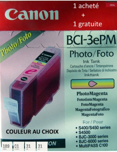 Canon BCI3 Magenta cartouche d'origine couleur au choix